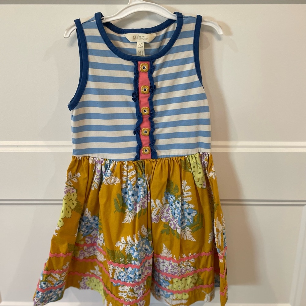 Matilda Jane floral stripe dress 4